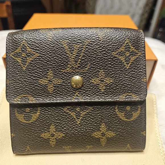 Authentic LOUIS VUITTON Monogram Portefeiulle Elise Leather Wallet Code#  SD0030 - Picture 2 of 16
